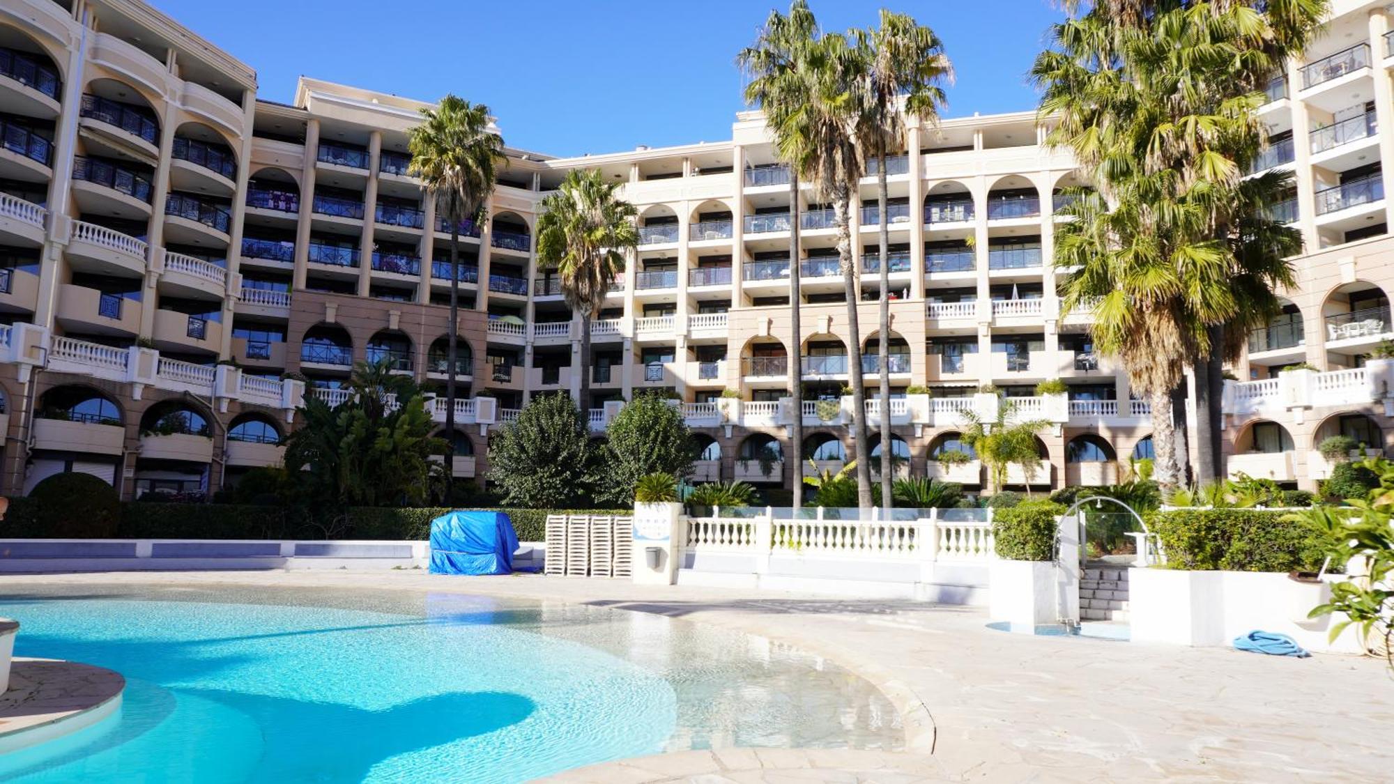 Appartement 556, Vue Mer Et Piscine By Palmazur Vacances Cannes Buitenkant foto